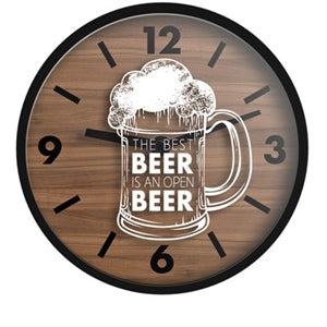 16" Beer Wall Clock